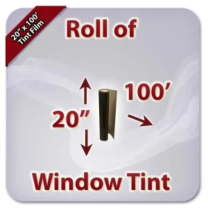 2 Ply Pro+ Film - Window Tint Roll 20"x100'