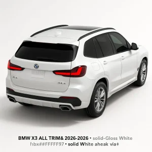 Precut All Window Tint Kit for BMW X3 ALL SUBMODELS 2025-2026