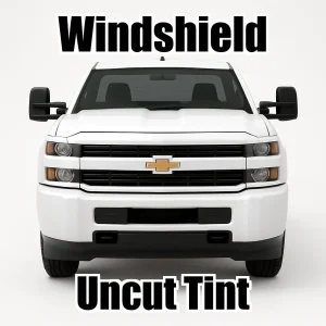 Pro+ Uncut Windshield Window Tint Kit for Chevy 3500 Standard Cab 2014-2019