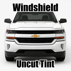 Uncut Windshield Window Tint Kit for Chevy Silverado 1500 Double Cab LD 2019-2021