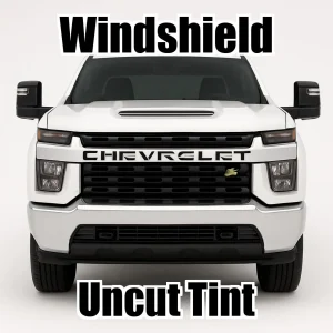 Uncut Windshield Window Tint Kit for Chevy Silverado 2500HD Silverado 3500HD Crew Cab 2020-2026