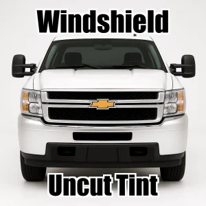 Uncut Windshield Window Tint Kit for Chevy Silverado 2500 Extended Cab 2007-2014