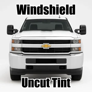Uncut Windshield Window Tint Kit for Chevy Silverado 3500 Double Cab 2015-2019