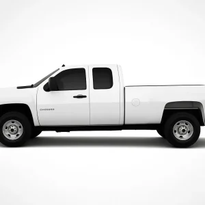 2 Ply Pro+ Precut Back Door Tint Kit for Chevy Silverado 3500 Extended Cab 2007-2014