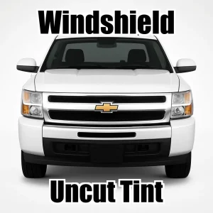 Uncut Windshield Window Tint Kit for Chevy Silverado Extended Cab 2007-2013
