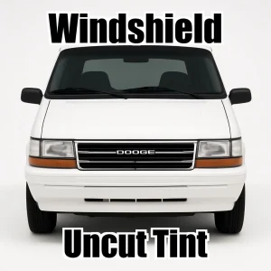 Ceramic Uncut Windshield Window Tint Kit for Dodge Caravan 1990-1990