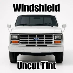 Uncut Windshield Window Tint Kit for Ford F-250 Extended Cab 1980-1989
