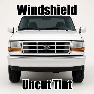 Uncut Windshield Window Tint Kit for Ford F-250 Extended Cab 1990-1996