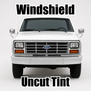 Uncut Windshield Window Tint Kit for Ford F-250 Standard Cab 1980-1989