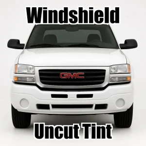 Uncut Windshield Window Tint Kit for GMC Sierra 2500 Classic Crew Cab 2007-2007