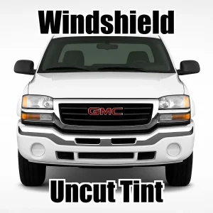 Uncut Windshield Window Tint Kit for GMC Sierra 2500 Classic Extended Cab 2007-2007
