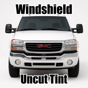 Uncut Windshield Window Tint Kit for GMC Sierra 2500 Crew Cab 2001-2006