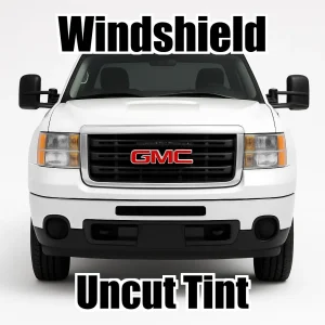 Uncut Windshield Window Tint Kit for GMC Sierra 3500 Extended Cab 2007-2013