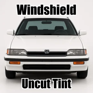 Uncut Windshield Window Tint Kit for Honda Accord 4 Door 1986-1989