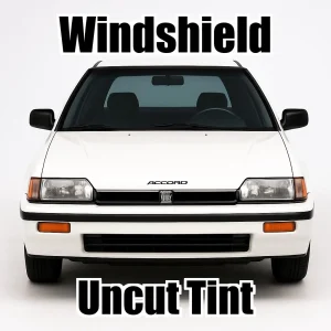 Uncut Windshield Window Tint Kit for Honda Accord Hatchback 1987-1989