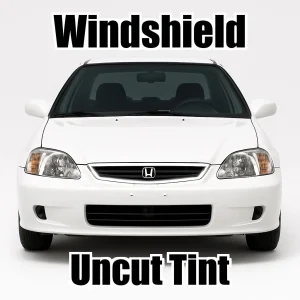 Uncut Windshield Window Tint Kit for Honda Civic 2 Door 1999-2000