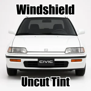 Uncut Windshield Window Tint Kit for Honda Civic 4 Door 1990-1991