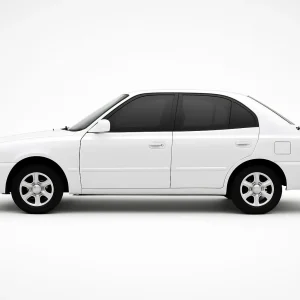 Ceramic Precut Sides Only Tint Kit for Hyundai Accent 4 Door 2000-2005
