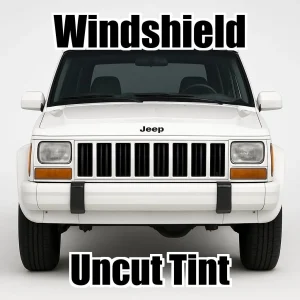 Xfinity Uncut Windshield Only Tint Kit for Jeep Cherokee 4 Door 1988-1996