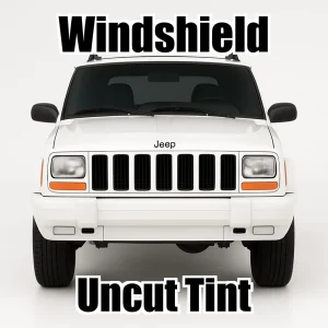 Xfinity Uncut Windshield Only Tint Kit for Jeep Cherokee 4 Door 1997-2001