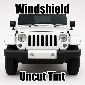 Xfinity Uncut Windshield Only Tint Kit for Jeep Wrangler 2 Door 2011-2017