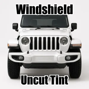 Xfinity Uncut Windshield Only Tint Kit for Jeep Wrangler 2 Door 2018-2026