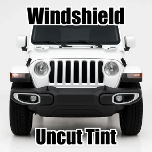 Xfinity Uncut Windshield Only Tint Kit for Jeep Wrangler 2 Door Hard Top 2018-2026