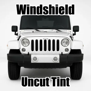 Xfinity Uncut Windshield Only Tint Kit for Jeep Wrangler 4 Door 2011-2017