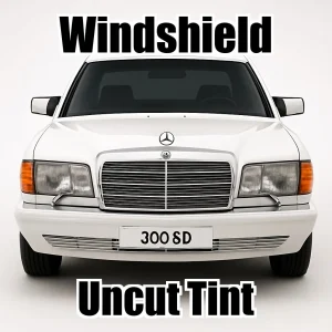 Xfinity Uncut Windshield Only Tint Kit for Mercedes 300SD 1981-1989