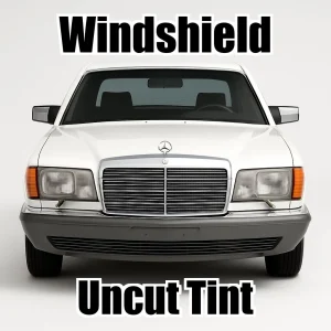 Uncut Windshield Window Tint Kit for Mercedes 380SE 1984-1985
