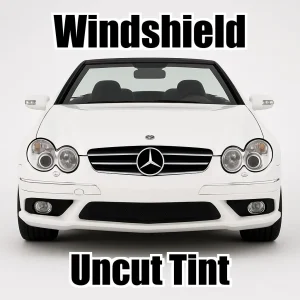 Uncut Windshield Window Tint Kit for Mercedes CLK Convertible 550 2007-2010