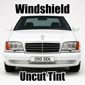 Xfinity Uncut Windshield Only Tint Kit for Mercedes S Class 350D Long 1994-1999
