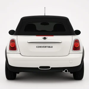 Xfinity Precut Rear Only Tint Kit for Mini Convertible 2008-2010
