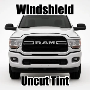 2 Ply Pro+ Uncut Windshield Window Tint Kit for Ram 1500 Classic 2500 3500 4500 5500 Standard Cab 2019-2023
