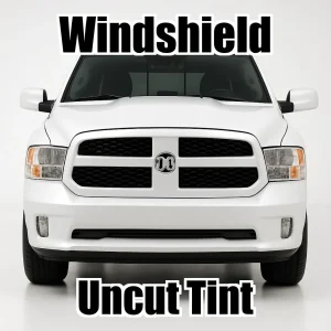 2 Ply Pro+ Uncut Windshield Window Tint Kit for Ram 1500 Crew Cab 2009-2018