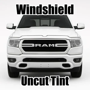 2 Ply Pro+ Uncut Windshield Window Tint Kit for Ram 1500 Crew Cab 2019-2026