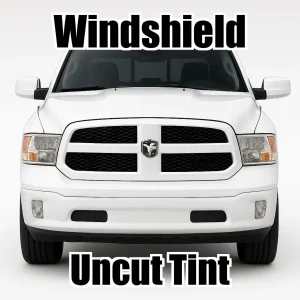 2 Ply Pro+ Uncut Windshield Window Tint Kit for Ram 1500 Mega Cab 2009-2018
