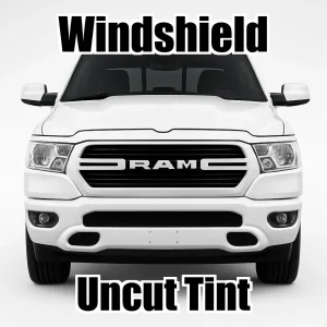 2 Ply Pro+ Uncut Windshield Window Tint Kit for Ram 1500 Quad Cab 2019-2026