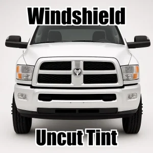2 Ply Pro+ Uncut Windshield Window Tint Kit for Ram 4500 Ext Quad Cab 2009-2018