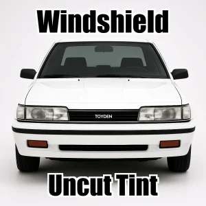 2 Ply Pro+ Uncut Windshield Window Tint Kit for Toyota Camry 4 Door 1987-1991