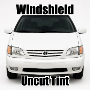 2 Ply Pro+ Uncut Windshield Window Tint Kit for Toyota Sienna 1998-2003