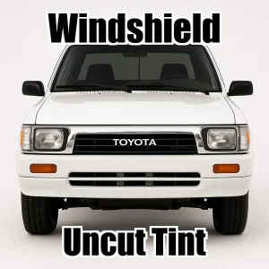 2 Ply Pro+ Uncut Windshield Window Tint Kit for Toyota Small Truck Extended Cab With Vents 1990-1995