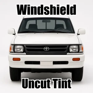 2 Ply Pro+ Uncut Windshield Window Tint Kit for Toyota T100 Extended Cab 1993-1999